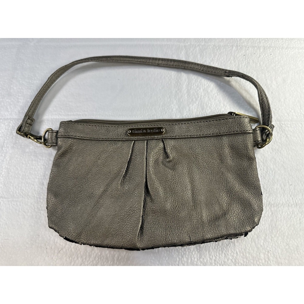 Timi & Leslie Purse Gray Brown‎ Small Handbag Wristlet - **SEE PHOTOS**